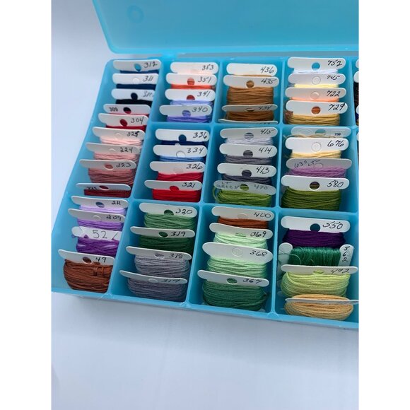 DMC Assorted Embroidery Floss Skeins with Organizer for Cross Stitch - Picture 6 of 11